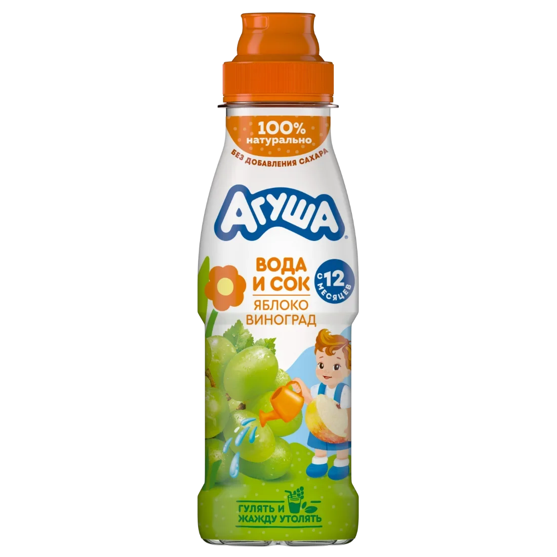 Su və Alma-üzüm şirəsi içkisi